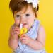 Baby Banana Yellow Infant Toothbrush | Made in USA | Teether for Oral Hygiene | Easy-to-Hold for Babies & Toddlers - Buy Online on GoSupps.com