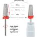 PANA Nail Carbide 5 in 1 Bit - Dual Direction Rotation for Left and Right Handed Use - Fast Acrylic and Gel Removal - 3/32 Shank - Manicure Drill Machine (Fine - Silver) - Buy Online on GoSupps.com