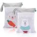 Windbag Wetbag 2 Series of fabric diamels Nasbagen: diaper pockets Naspocks wet and dry reusable waterproof waterproof with zipper Nasbag