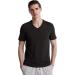 Men's Bamboo Cool Solid Short Sleeve V-Neck T-Shirt 2-Pack Black XL - Buy Online on GoSupps.com