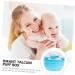 2 Sets Powder Puff Box Makeup Powder Puff Baby After- Talcum Powder Puff Body Nursing Supplies Child 10x10cm Blue - Buy Online on GoSupps.com