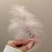 AJTUTUS Bowknot Feather Hair Clip for Girl 1920s Women FlapperCostume Hair Clip Side Hairclip Furry Hair Barrettes Accessories - Buy Online on GoSupps.com