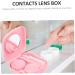 4-Piece Contact Lens Container Set | Colored Lens Case & Easy-Wear Frames | International Shipping Available - Buy Online on GoSupps.com