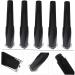 WOFASHPURET 5pcs Empty Eyeliner Bottle Tube Empty Mascara Dispensers Plastic Black Black 11.00X1.60X1.60CM - Buy Online on GoSupps.com