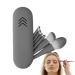 Teksome Makeup Brush Set | Face Eye Eyeshadow Brush Set - Foundation Brush Make up Brushes Set with Storage Bag for Women and Girls grey