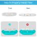 VinDox Pet Fountain Replacement Filters - 8+8 Pack Carbon Filters for Petlibro Cat Water Fountain - Buy Online on GoSupps.com