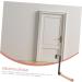 Cabilock Door Hook Hanging Coat Mounted Hanging Storage Single Over Door Hanger No Trace Iron Gate 17.5X16CM White - Buy Online on GoSupps.com