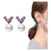 Dorina Earacupressure Magnetic therapy detoxi earrings magnetic lymph-detox earrings acupressure slimming earrings Dorina ear acupressure magnetic therapy detox earrings (1 pair pink1) 1 pair pink 1