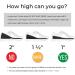 Men's Full Length Breathable Height Increase Insole - 1 Inch Taller Lifts/Heel Inserts | IK206 - Buy Online on GoSupps.com