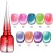 15ml Gel Nail Polish Fluorescent Spar Cat Eye Gel for Manicure Colorful UV Semi Permanent Nail Polish Phototherapy Gel - (Color: 1) - Buy Online on GoSupps.com