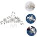 Didiseaon Rhinestone Flower Hair Comb Wedding Hair Comb for Bridal Rhinestone Hair Comb Bridal Hair Accessories Wedding Bridal Hair Comb Decor Tiara Pearl Crystal Veil White Bride - Buy Online on GoSupps.com