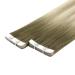 Youngsee Real Hair Ombre Tape In Extensions - 40cm Virgin Dark Brown to Blonde Ombr - 5pcs 10g #4/7/80 - Buy Online on GoSupps.com