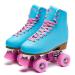 Goupsky Roller Skate Shoes for Women/Youth ,Retro 4 Wheels Quad Skates for Outdoor & Indoor Blue 9