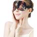 Two Birds Red Flower Sleeping Mask - Adjustable Soft Sleep Mask for Men Women & Kids | Light-Blocking Eye Cover & Blindfold - Buy Online on GoSupps.com