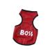 Pet dog clothing summer beautiful sport basketball jersey pet cat vest mesh breathable dog t-shirt compatible with small big dog pet costume (color: boss size: m) m boss