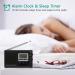 Portable FM Digital Pocket Radio | Compact Transistor Stereo with Alarm & Sleep Timer - Battery Operated | Black - Buy Online on GoSupps.com