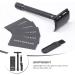 Beavorty Manual Butterfly Safety Razor Set for Men - Reusable Double-Edged Stainless Steel Blades - Buy Online on GoSupps.com
