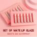 BonnieStore 6Pcs Matte Liquid Lipstick Set - Long Lasting, Waterproof Velvet Lip Gloss in 6 Colors - Buy Online on GoSupps.com