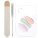 WLLHYF Foundation Spatula Korean Makeup Spatula Stainless Steel MakeUp Mixing Palettes Picasso Spatula Makeup Cosmetic Tool for Eye Shadow Eyelash Nail Art for Women Girls (Style A)