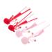 minkissy 2 Pairs Antique Hairpin Hanfu Hair Clips Kids Spring Festival Pom Pom Hair Clips Tassel Hair Clip New Year Hair Accessories Furry Hair Clips Fabric Issue Card Baby Spherical