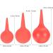 SUPVOX 3PCS Ear Washing Ball Rubber Suction Bulb Cleaner Syringe Set (30ml+60ml+90ml) - Ideal for Laboratory and Phone Cleaning - Buy Online on GoSupps.com