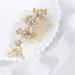 IYOU Bridal Wedding Hair Comb Flower Crystal Silver Headpieces Rhinestone Pearl Hair Pieces Bridal Bride Hair Accessories for Women - Buy Online on GoSupps.com