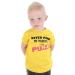 Baby Moo's Never Mind The Parents I'm The Punk Baby Toddler & Kids T-Shirt | Unique Punk Rock Music Short Sleeve Tee Top | New Parents or Kids Gift UK 1-2 Years Yellow