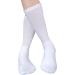 Men Diabetic Socks Extra Wide Non Binding Cushioned Moisture Wicking Crew 3 Pairs - White - Buy Online on GoSupps.com