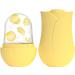 Face Ice Roller | Small Ice Cube Roller Silicone Ice Face Roller Cube Ice Roller for Face and Eye Facial Beauty Ice Roller Skin Care Tools Yellow - Buy Online on GoSupps.com