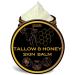Handmade Tallow & Honey Skin Balm | 100% Grass-Fed Grass-Finished Tallow + Raw Wild Honey | All Purpose Whole Body & Face Moisturizer For Sensitive Skin 2 fl. oz. (Unscented)