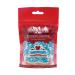 Dekora - Confetti Strussel Tortendeko edible - edible sugar decor for cakes cupcakes and other desserts blue and white circles and sugar stars - Strogs blue - 100 g of blue asterisks and circles