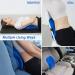 Tlily Foam Lumbar Support Device - Pain Relief for Lower Back Spine Bridge & Supportive Pillows - Blue - Buy Online on GoSupps.com