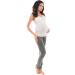 Purpless Maternity Over Bump Support Joggers 1307 - Dark Gray Melange - Buy Online on GoSupps.com