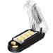 Pill Cutter for Multiple Pills at a Time Pill Cutter Splitter for Small and Tiny Pills Pill Cutter for Small or Large Pills Pill Splitter with Hidden Sharp Stainless Steel Blade (Black) Black+clear
