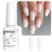 Vishine Neutral Gel Nail Polish 8ml Frosted White Milky Jelly Gel Polish Translucent Color Nail Gel Soak Off UV LED Nail Lamp Jelly Sheer Gel Polish Nail Art Gel E020