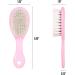 BRADYS HOUSE 3 Piece Baby Hair Brush and Comb Set - Pink for Newborns and Toddlers - Buy Online on GoSupps.com