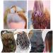 Silicone Highlight hat Highlights Hair Dye Kit 2 Sets Professional Reusable Hair Coloring Highlighting Cap Hair Colouring Highlighting Dye Cap with 100 Gloves and 2 Metal Hooks(White) - Buy Online on GoSupps.com