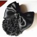 Women Hair Bun Cover Net Snood Hairnet Bowknot Decor Barrette Hair Clip Bow Lace Flower Hair Accessories(Black) - Buy Online on GoSupps.com