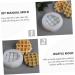 OUNONA 1pc Epoxy Mold Tape Measure Holder Candle Molds Making Model Waffle DIY Ginger Plate Silicone Soap Molds Resin Silicone Mold Cookie Aromatherapy Silica Gel Decorations White - Buy Online on GoSupps.com