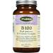 Flora Health B 100 High-Potency B Vitamin Complex - Help Metabolize Carbohydrates Protein & Fat - Blend of B's including Thiamin (B1) B6 B12 + Dairy-Free + Gluten-Free + Vegan - 90 Vegetarian Caps - Buy Online on GoSupps.com