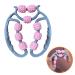 Hutvd muscle massage roller manual massage scooter muscle roller massage device 360 manual massage tools for legs thighs calf neck arms