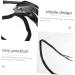WOONEKY 4 Pcs Shampoo Funnel Hair Straightening Shampoo Hair Dye Tools Sheer Cape Pu Transparent Plastic - Buy Online on GoSupps.com