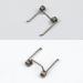 Professional Hair Clipper Accessories Repairing Parts Adjusting Lever Latch Plate Switch Button Spring Tension Cam Follower Compatible with Wahl Magic Clip 8148 8591 8504 1919 (Black) - Buy Online on GoSupps.com