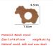 Alenybeby 10pcs Organic Wooden Sheep Teething Rings - Natural Beech Wood Animal Shape for DIY Pacifier Chains - Buy Online on GoSupps.com