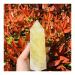 JUKUCKV Spiritual Support Natural High Quality Quartz Crystal Magic Citrine Point for Decoration
