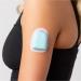 Sugar Medical PumpPOPS Reusable Omnipod Cover - Aqua | Soft, Flexible & Easy-to-Remove for Diabetic Insulin Pumps - Buy Online on GoSupps.com