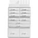 Readaeer 12-Drawer Makeup Organizer Storage Case - White - Buy Online on GoSupps.com