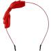 Bow Hairband Soft Elastic Bowknot Headband Hair Accessories For Children Adults Red - Buy Online on GoSupps.com