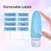 KIKOMO 17 PCS Silicone Travel Bottles Set - TSA Approved Leak Proof Squeezable Toiletry Containers - Green/Blue/Red/White - Buy Online on GoSupps.com