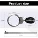 Portable Magnifiers 2.5X5X Large Mirror Hose Metal Base Desktop High Definition with LED Lights for Elderly Youth Reading Books Repair Circuit Full of Stars - Buy Online on GoSupps.com